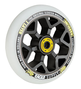 Eagle Supply Hard line 1 Layer / 6M Core Snowballs Wheel 110mm - White / Black (1 x Pair)