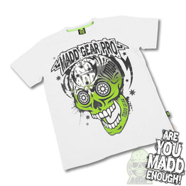 Madd Gear Muerte Skull T-Shirt - White