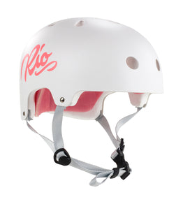 Rio Roller Script Helmet - Cream White