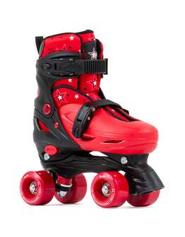 SFR Nebula Adjustable Quad Skates - Red
