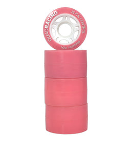 SFR Slick Control Quad Wheels 60mm - Pink/White (Seconds)
