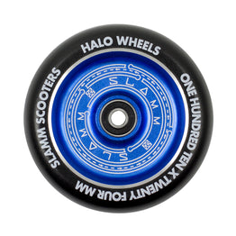 Slamm 110mm Halo Deep Dish Scooter Wheel - Blue