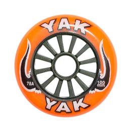 Yak Classic 100mm Orange / Black High Performance Scooter Wheel