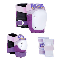 187 Killer Pads JR. Six Pack Set - Purple