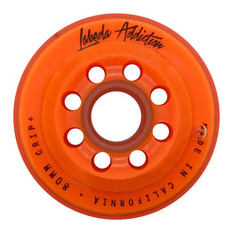 Labeda Addiction XXX Grip Plus Wheels - Orange (Pack of 4)