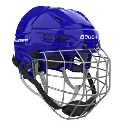 Bauer Re-Akt 55 Hockey Helmet Combo - Blue