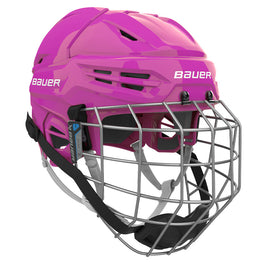Bauer Re-Akt 55 Hockey Helmet Combo - Pink
