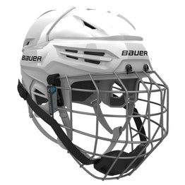 Bauer Re-Akt 55 Hockey Helmet Combo - White