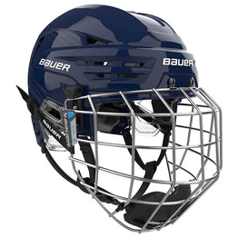 Bauer Re-Akt 90 Hockey Helmet Combo - Navy