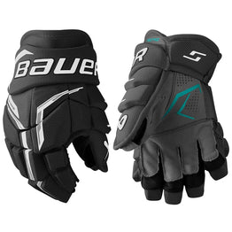Bauer Vapor Fly50 Pro Junior Hockey Gloves - Black