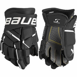 Bauer Supreme M5 Pro Junior Hockey Gloves - Black / White