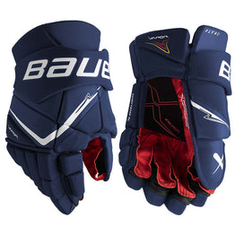 Bauer Vapor Fly40 Intermediate Hockey Gloves - Navy
