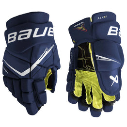 Bauer Vapor Fly40 Junior Hockey Gloves - Navy Blue