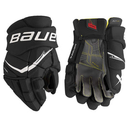 Bauer Vapor Fly40 Intermediate Hockey Gloves - Black / White