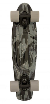 D-Street 23 Inch Cruiser Skateboard - Black Camo