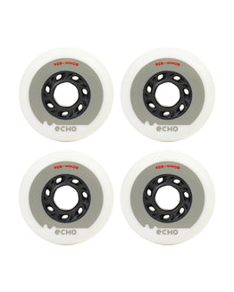 Echo Drift Wheels 80MM - White / Cream