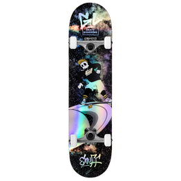 Enuff Skully Hologram Mini Complete Skateboard - Black