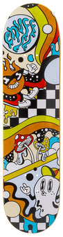 Enuff Meltworld Skateboard Deck - Confused