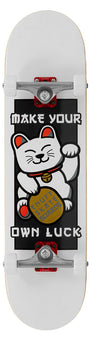 Enuff Lucky Cat Complete Skateboard - White