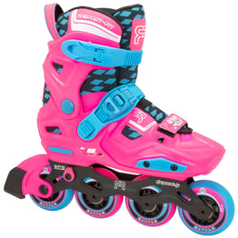 FR EZX Adjustable Inline Skates - Pink / Sky Blue