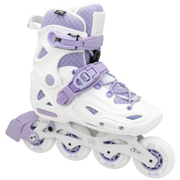FR AXS Adjustable In-Line Skates - White / Purple