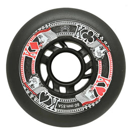 FR Street Kings Inline Skate Wheels - Black (4 Pack)