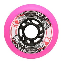 FR Street Kings Inline Skate Wheels - Pink (4 Pack)