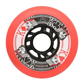 FR Street Kings Inline Skate Wheels - Red (4 Pack)