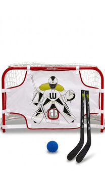 Winnwell Proform Steel Mini Quiknet 31" Set With Target & Mini Sticks