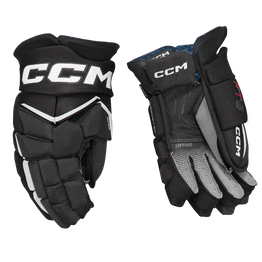 CCM Jetspeed FT8 Ice Hockey Gloves - Black / White - Senior