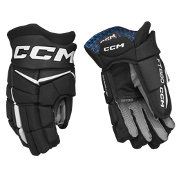 CCM Jetspeed FT880 Ice Hockey Gloves - Black / White - Junior