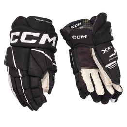 CCM Tacks XF 80 Ice Hockey Gloves - Black / White - Junior
