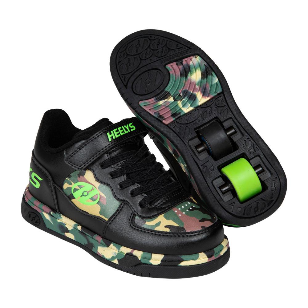 Heelys Reserve X2 Shoes Black/Camo/Green – Proline Skates