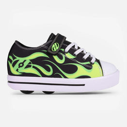 Heelys Snazzy X2 Shoes - Black / Green