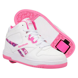 Heelys X Reebok BB4500 Mid Shoes - White / Atomic Pink