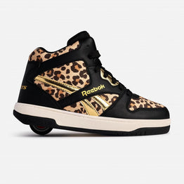 Heelys x Reebok BB4500 Mid Swatch - Black / Cheetah