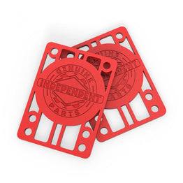 Independent Skateboard Riser Pads 1/8" Red