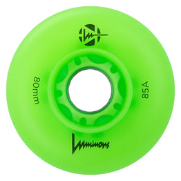 Luminous LED Light Up Inline Skate Wheels - Green Apple Glow