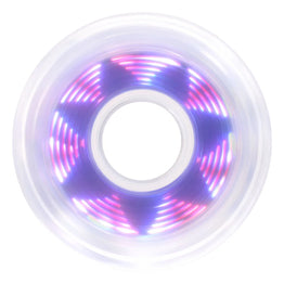 Luminous PIXEL LED In-Line Skate Wheels - Clear Rosette 80mm/85a