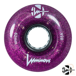 Luminous LED Light Up Roller Skate Wheels (4pk) 62MM - Purple Haze
