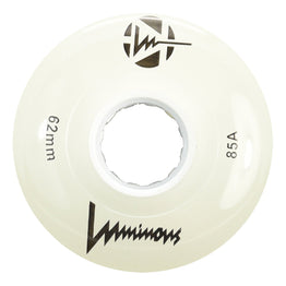 Luminous LED Light Up Roller Skate Wheels (4pk) 62MM - White