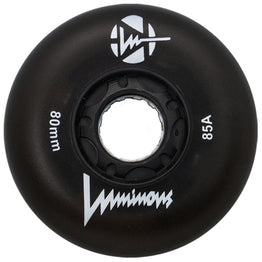 Luminous LED Light Up Inline Skate Wheels (4pk) - Black