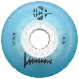 Luminous LED Light Up Inline Skate Wheels - Blue