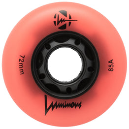 Luminous LED Light Up Inline Skate Wheels (4pk) - Coral Glow