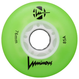 Luminous LED Light Up Inline Skate Wheels (4pk) - Green
