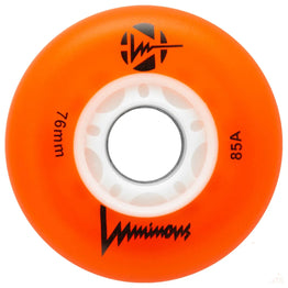 Luminous LED Light Up Inline Skate Wheels - Orange
