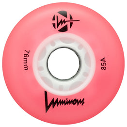 Luminous LED Light Up Inline Skate Wheels (4pk) - Pink