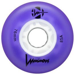 Luminous LED Light Up Inline Skate Wheels -Purple