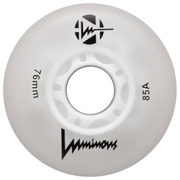Luminous LED Light Up Inline Skate Wheels (4pk) - White