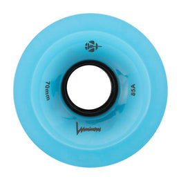 Luminous LED Light Up Roller Skate Wheels (4pk) 70MM - Blue Glow